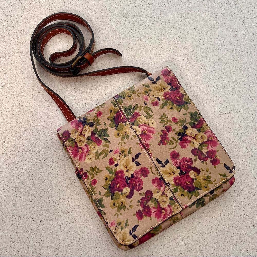 Patricia Nash Granada Crossbody Antique Rose G2
